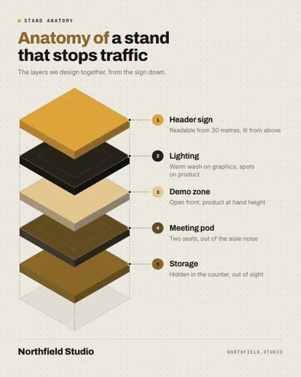 Anatomy of… format (Infographics) rendered for a sample brand