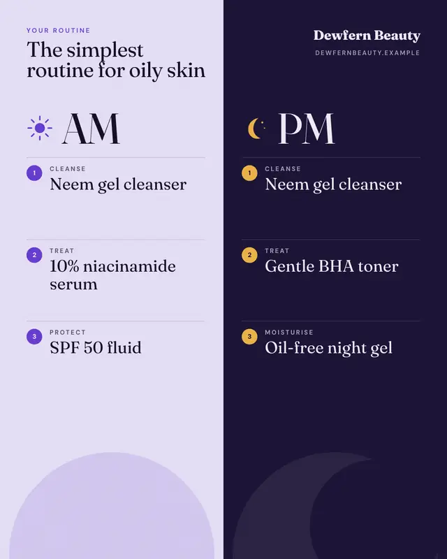 AM / PM routine — sample creative