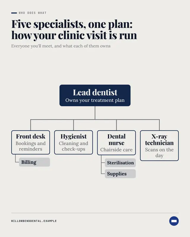 Org chart — sample creative