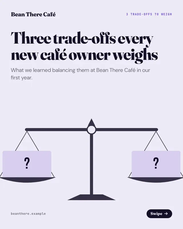 Balance scale — sample creative