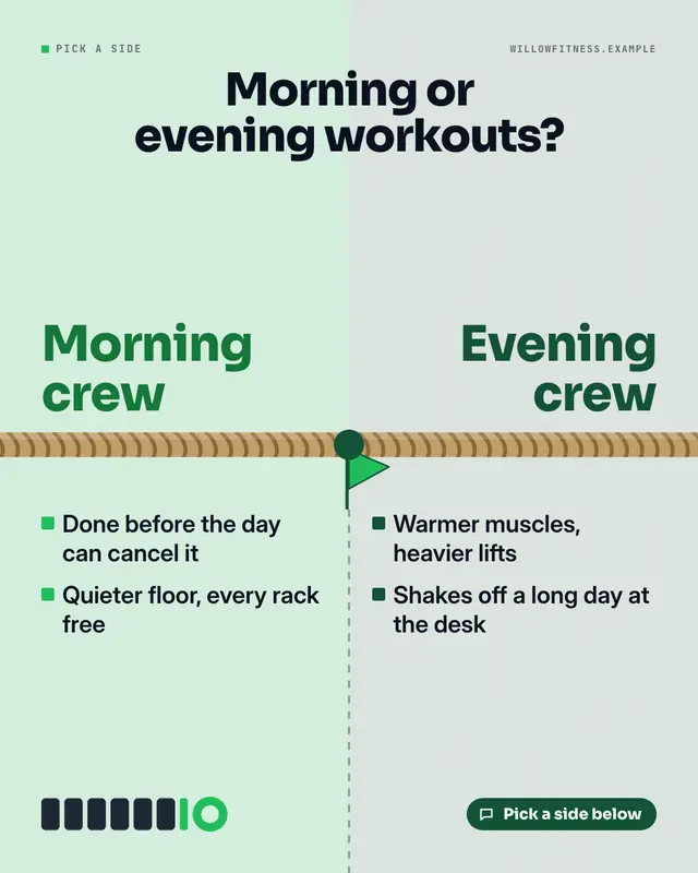 Tug of war — sample creative