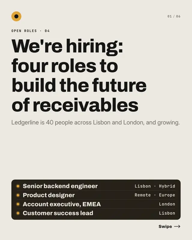 Open roles index — sample creative