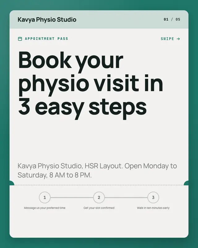 Appointment pass — sample creative