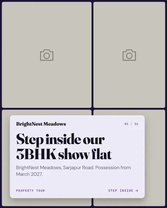 Property tour — sample creative