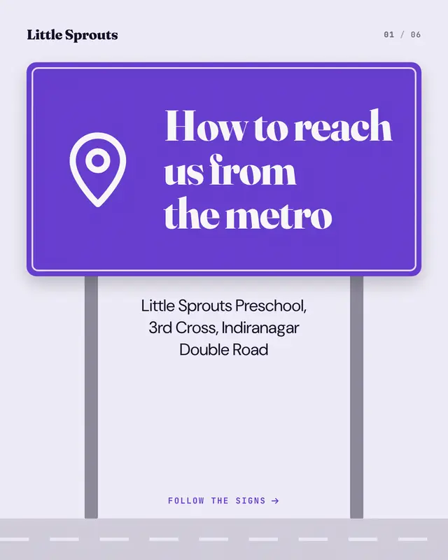 Wayfinding arrows — sample creative