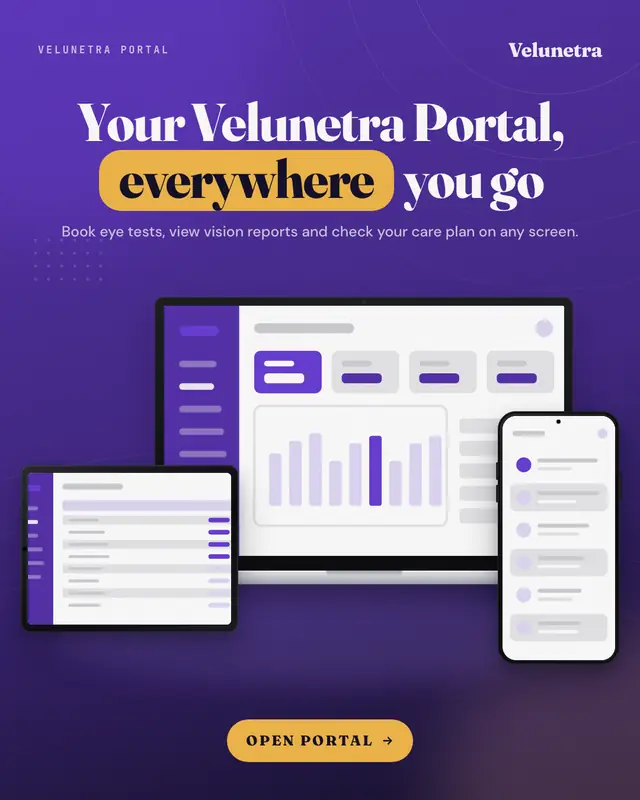 Everywhere: laptop, tablet, phone — sample creative