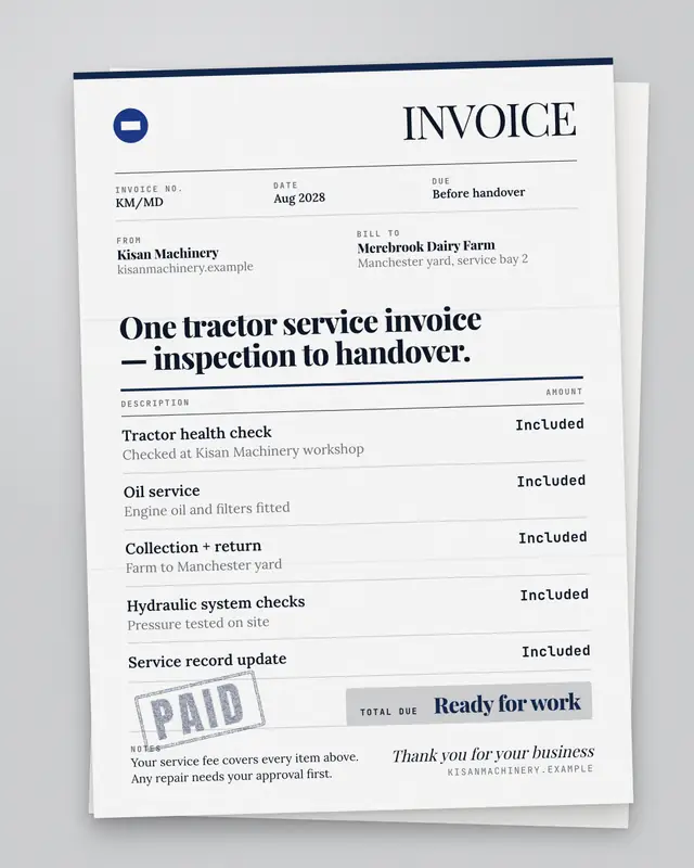 Invoice — sample creative