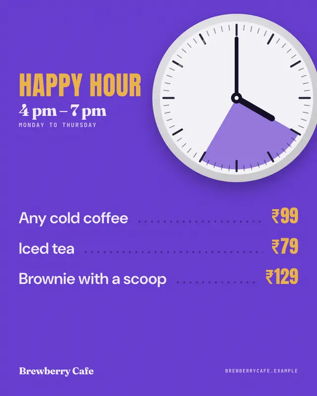 Cocktail dial — sample creative
