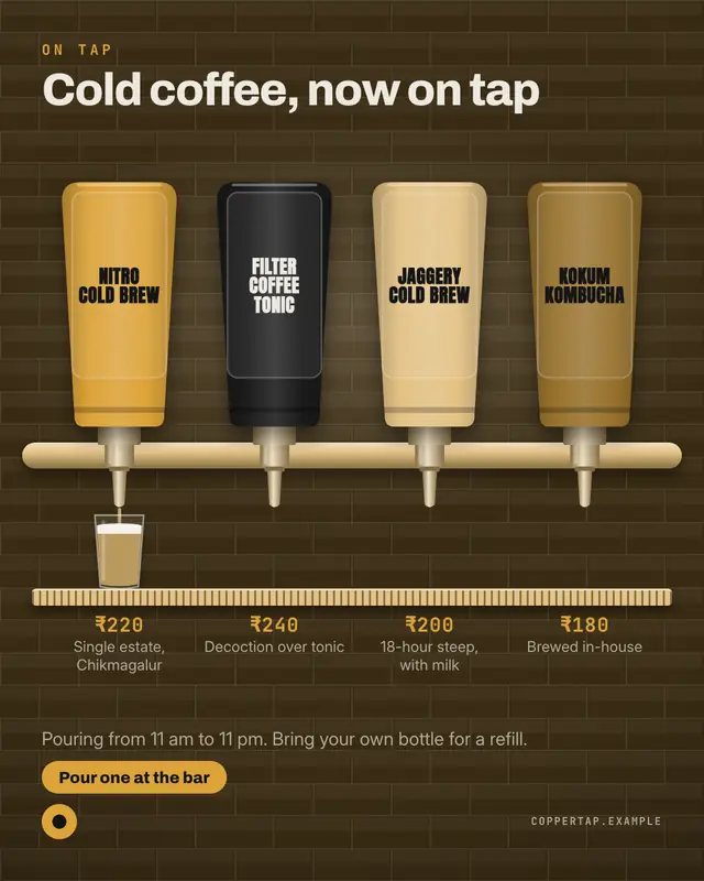 On draught — sample creative