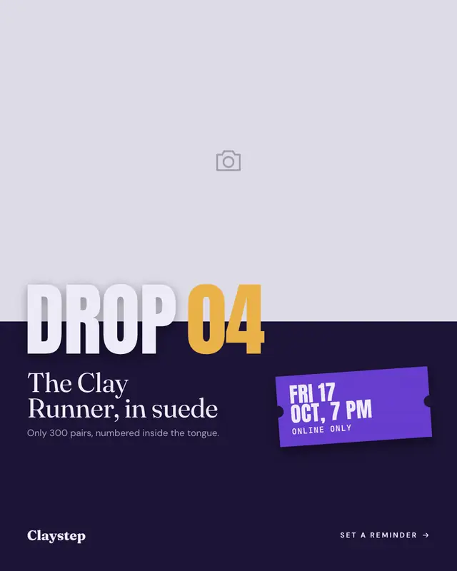 Drop poster — sample creative