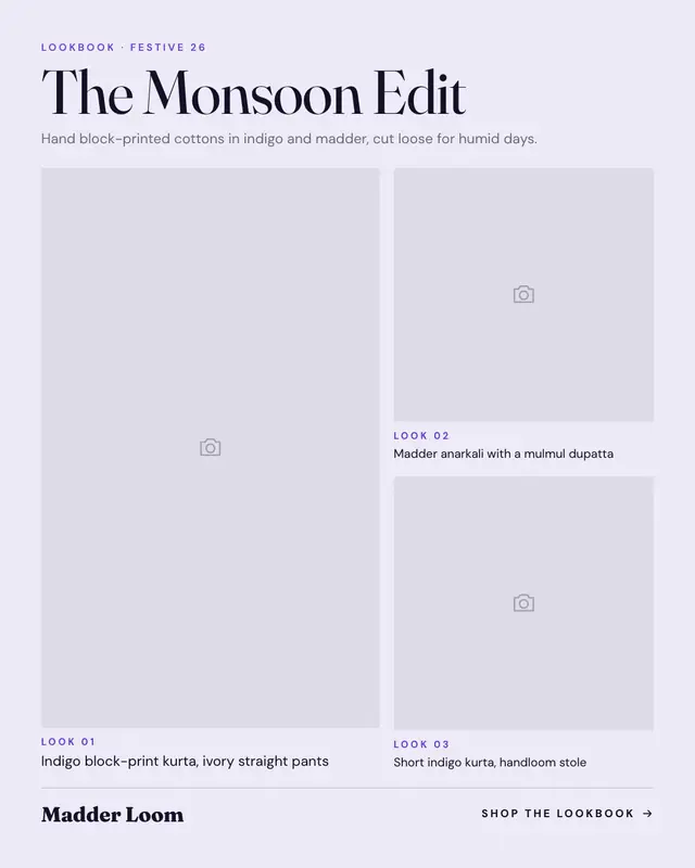 Lookbook — sample creative