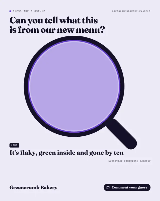 Guess what it is — sample creative