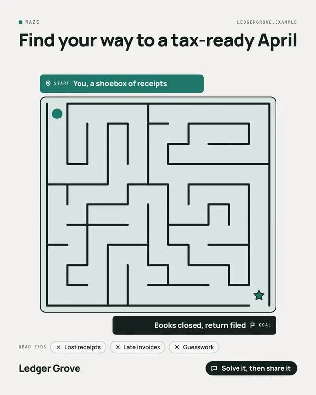 Maze — sample creative
