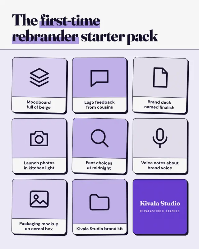Starter pack — sample creative