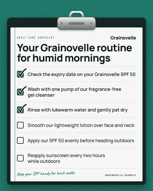 Clipboard checklist — sample creative