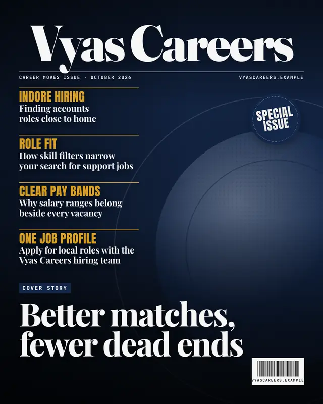 Magazine cover — sample creative