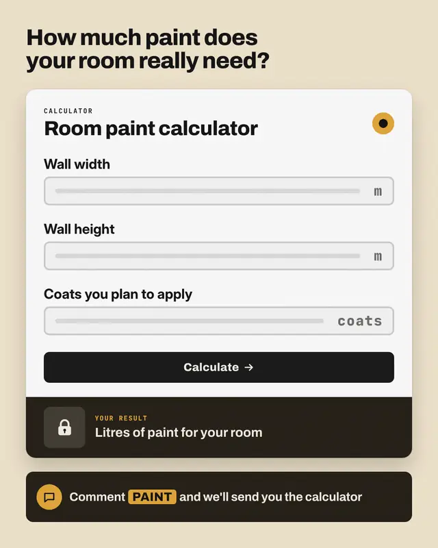 Calculator teaser — sample creative