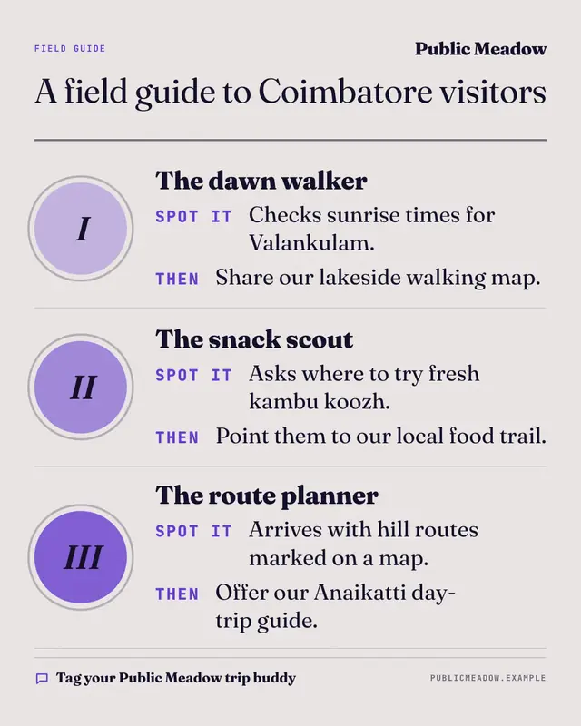 Field guide — sample creative