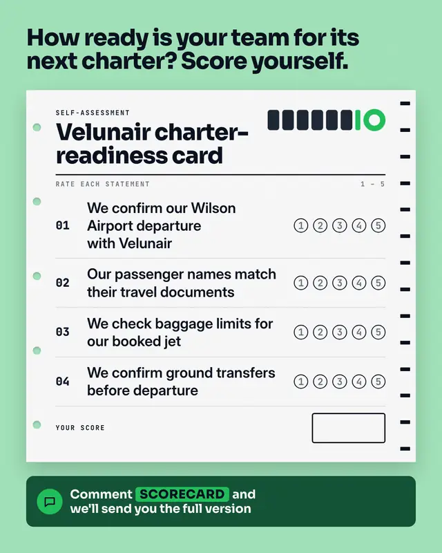 Scorecard answer sheet — sample creative