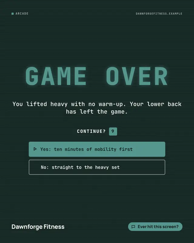 Arcade retry — sample creative