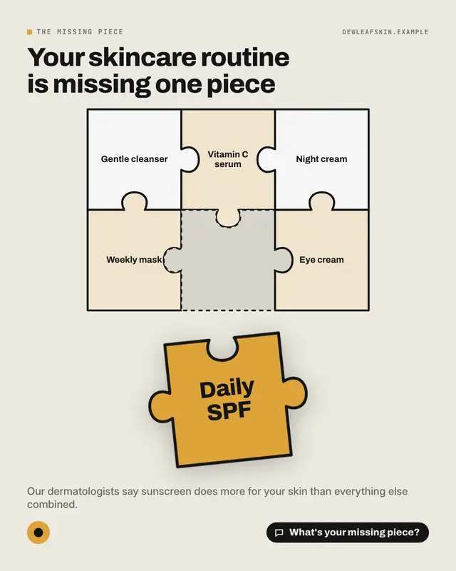 Jigsaw puzzle — sample creative
