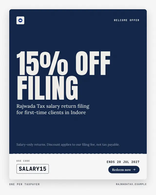 Tear-off coupon — sample creative
