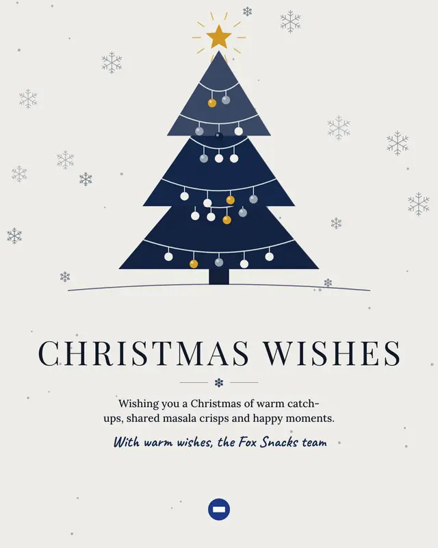 Christmas greeting — sample creative