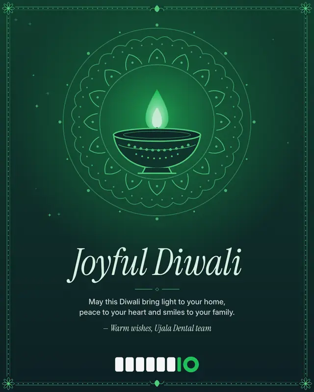 Diwali greeting — sample creative