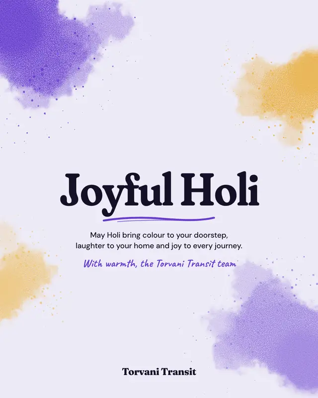 Holi greeting — sample creative