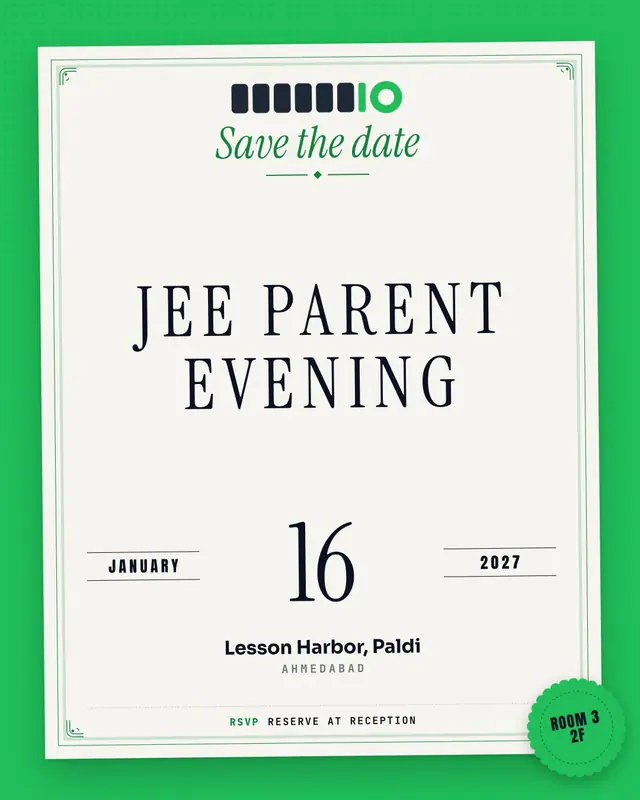 Save the date — sample creative