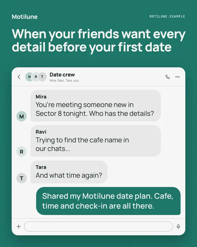 Group chat — sample creative