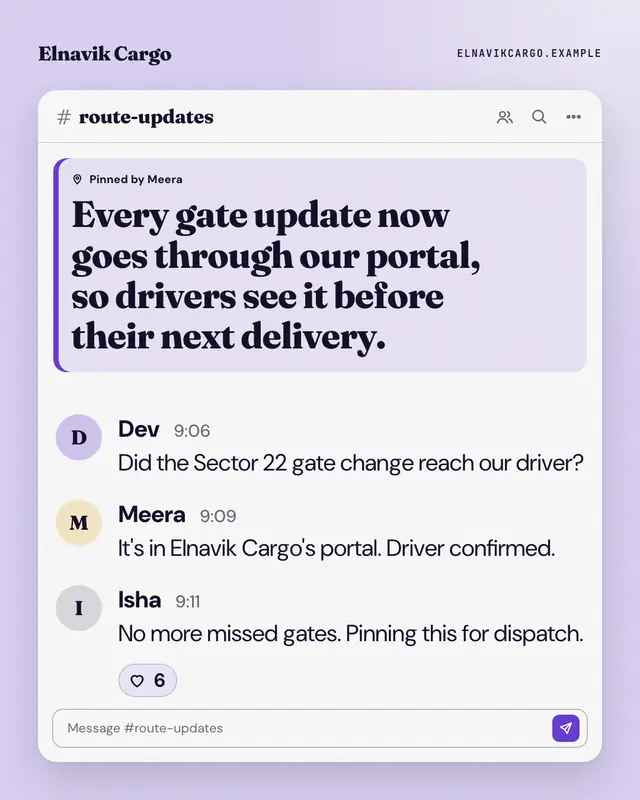 Pinned for the team — sample creative